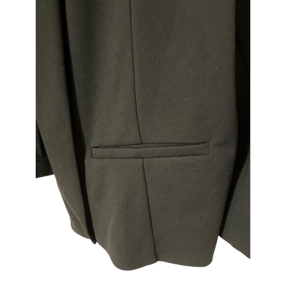 Anne Klein Women's Size XL Crop Blazer Black Jacket 4 Button 3/4 Sleeve (B8) - Picture 3 of 7